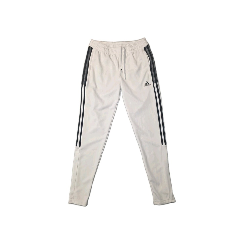 adidas Tiro 19 Training Polyester Tapered Size S White Track Pants